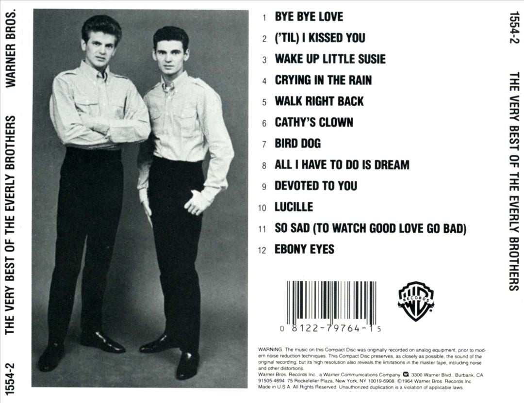 Very Best of the Everly Brothers cover art