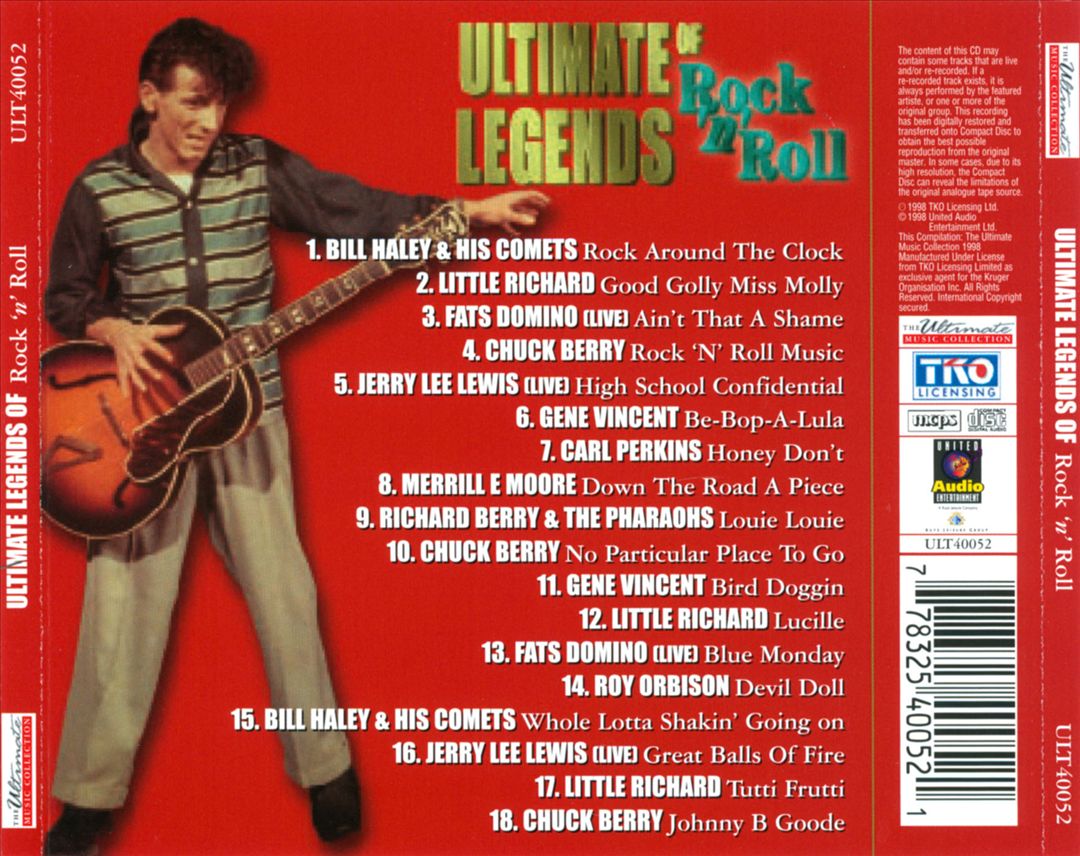 Ultimate Legends of Rock 'N' Roll cover art