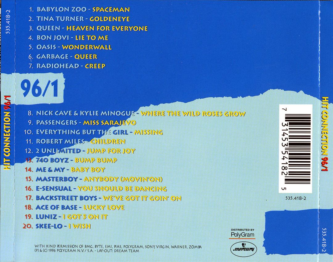 Hit Connection 96, Vol. 1 cover art