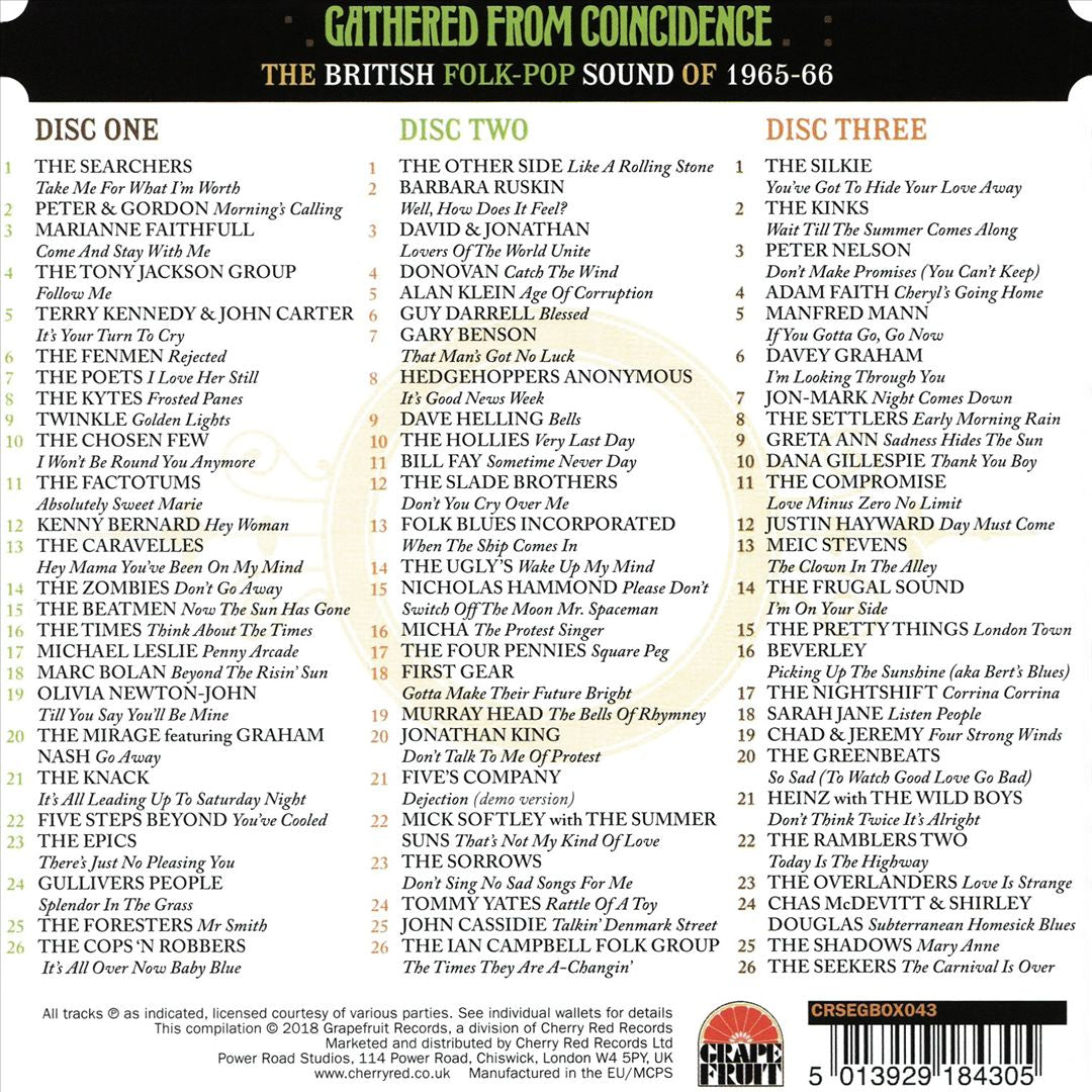 Gathered from Coincidence: The British Folk-Pop Sound of 1965-1966 cover art