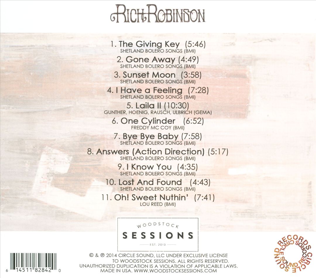 Woodstock Sessions, Vol. 3 cover art
