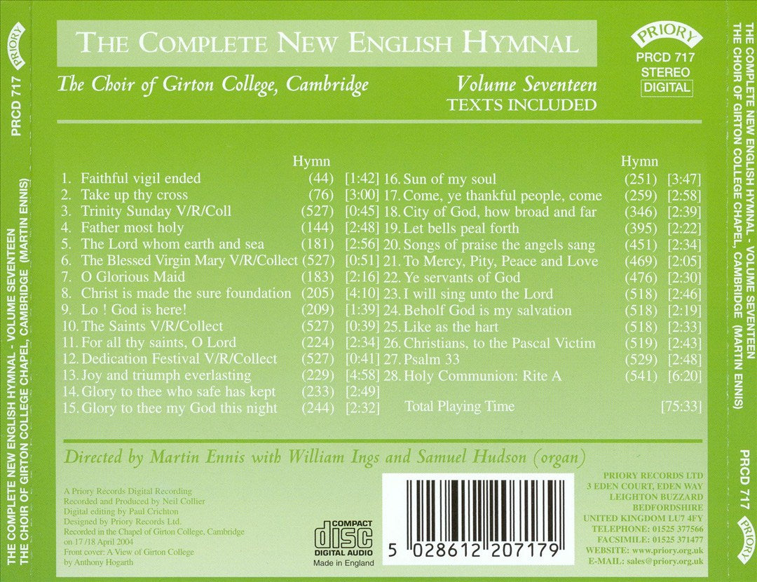 Complete New English Hymnal, Vol. 17 cover art