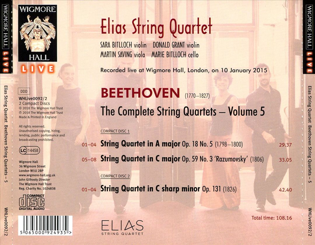 Beethoven: The Complete String Quartets, Vol. 5 cover art