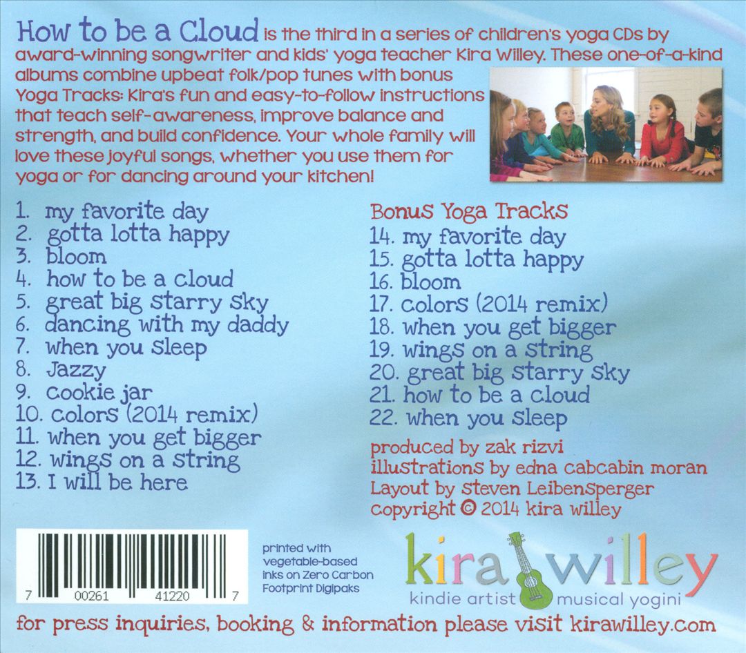 How to Be a Cloud: Yoga Songs for Kids, Vol. 3 cover art