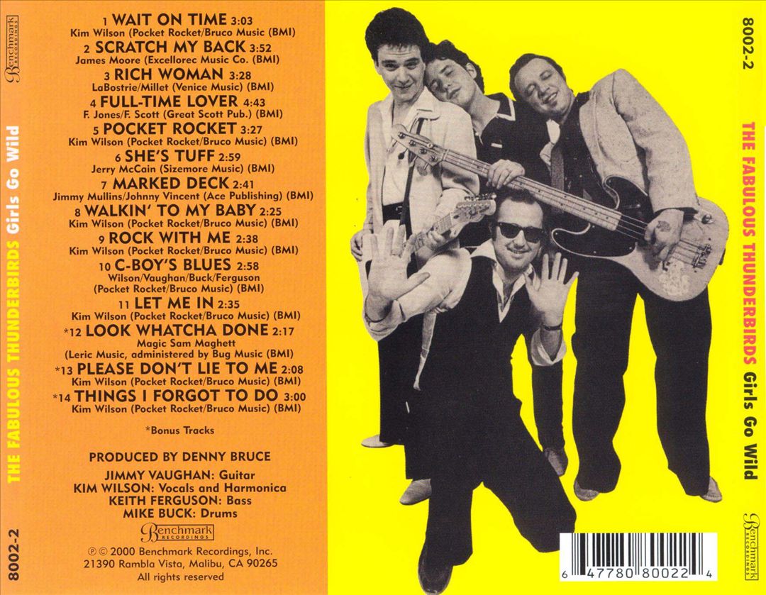The Fabulous Thunderbirds [Girls Go Wild] cover art