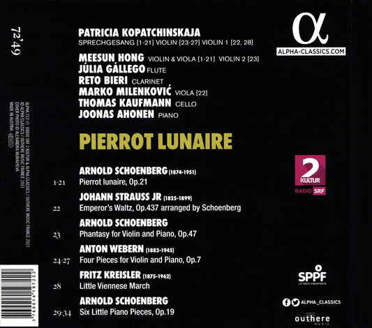 Schoenberg: Pierrot Lunaire cover art