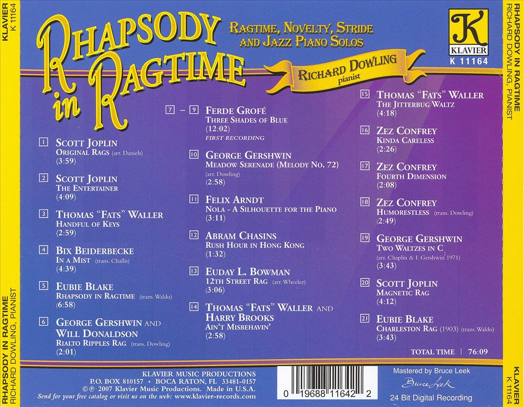 Rhapsody in Ragtime cover art