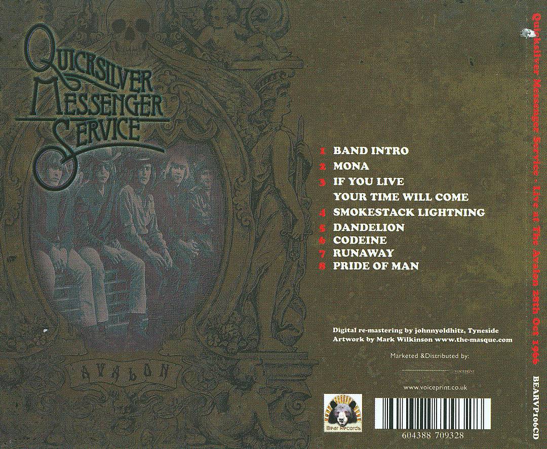Live at the Avalon Ballroom, San Francisco 1966 [Alternate Tracks] cover art