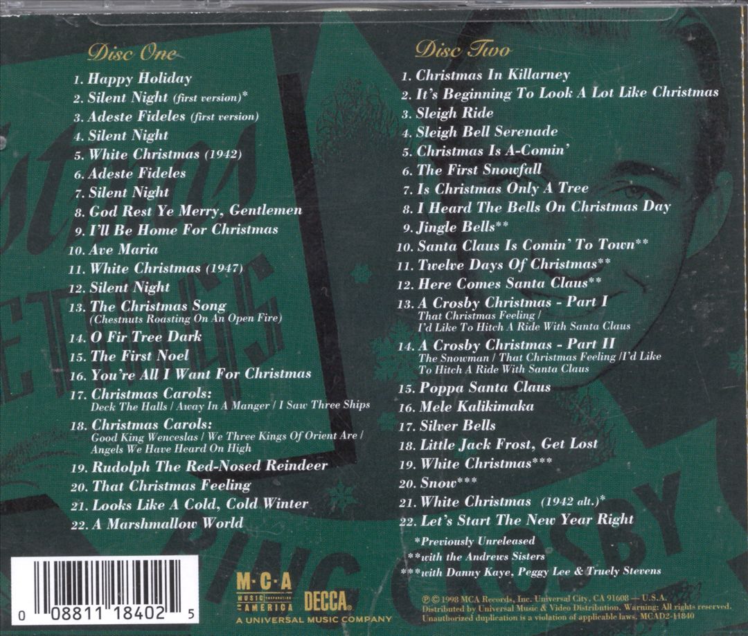 Voice of Christmas: The Complete Decca Recordings cover art