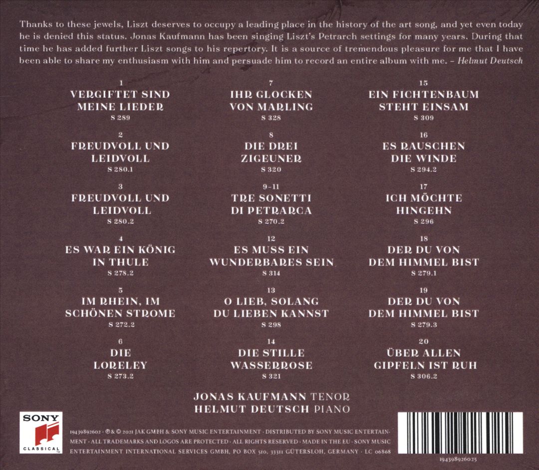 Liszt: Freudvoll und Leidvoll cover art