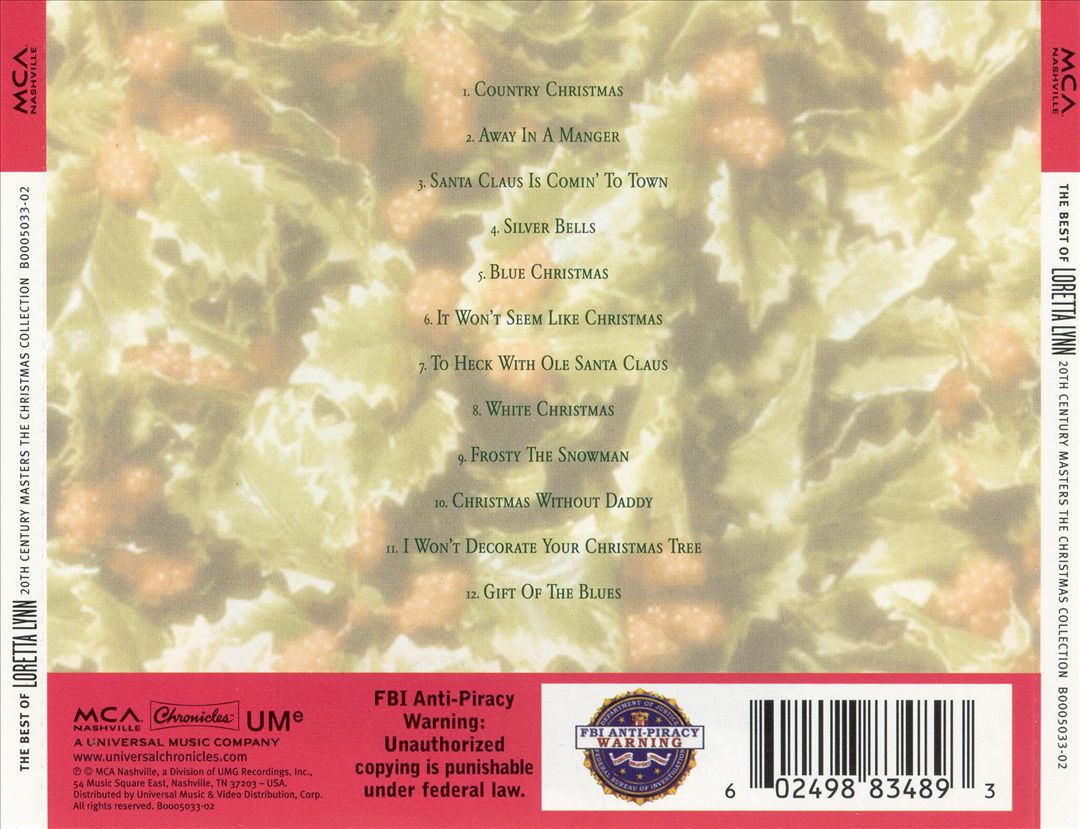 20th Century Masters - The Christmas Collection: The Best of Loretta Lynn cover art