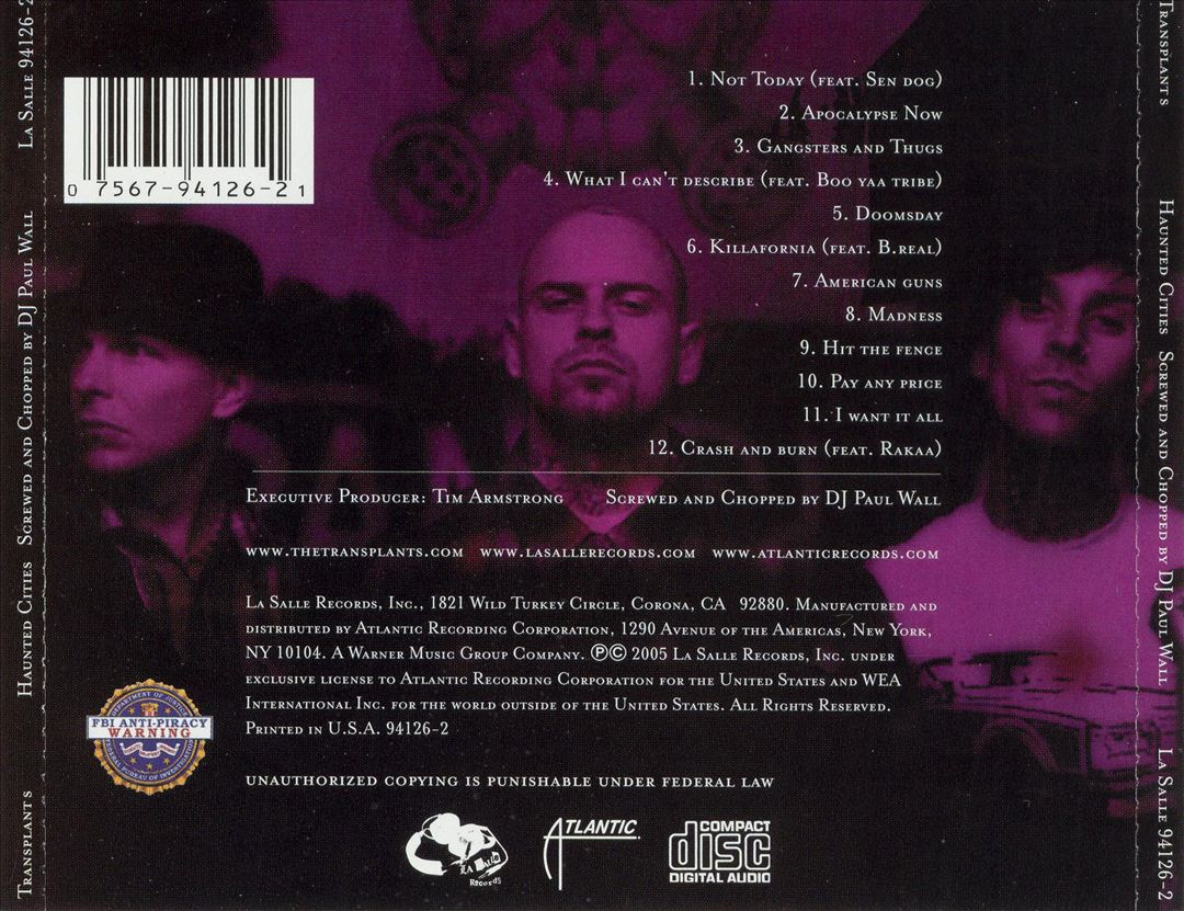 Haunted Cities [Chopped & Screwed By DJ Paul Wall] cover art