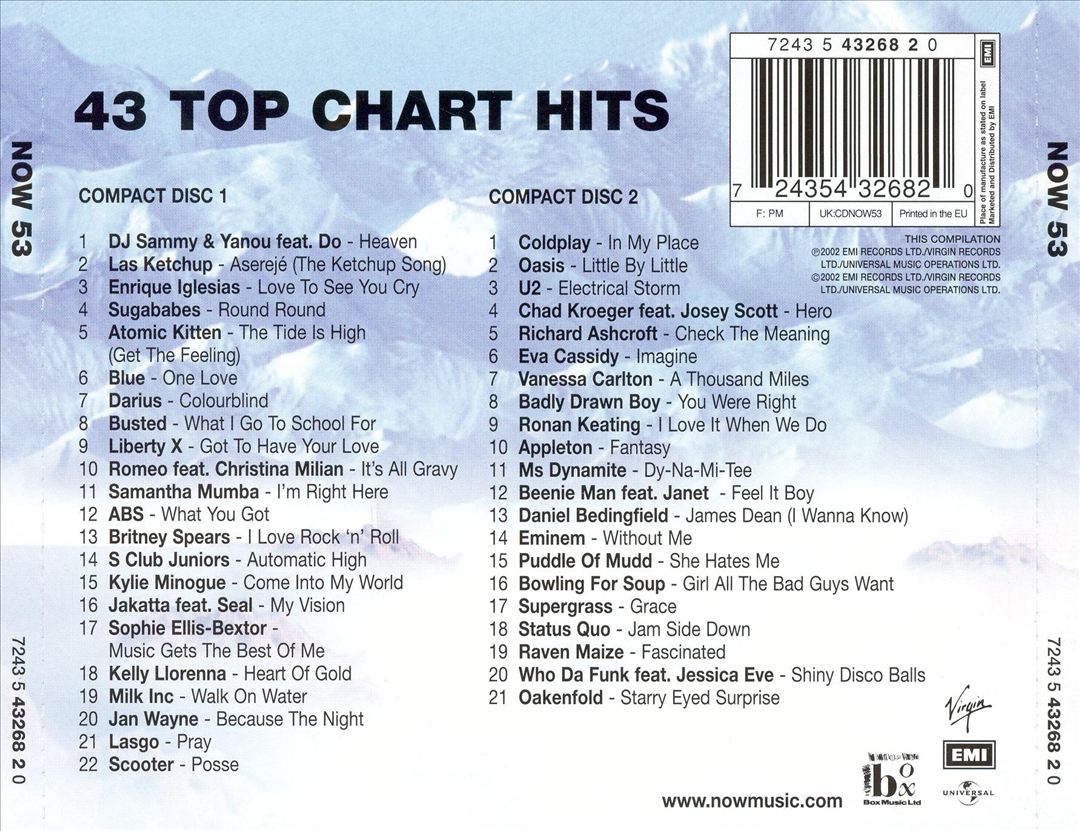 Now That's What I Call Music! 53 [UK] cover art