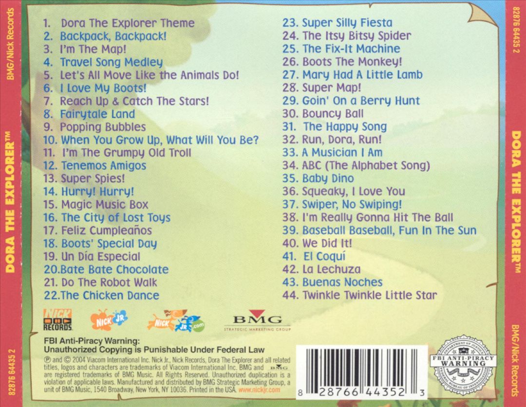 Dora the Explorer cover art