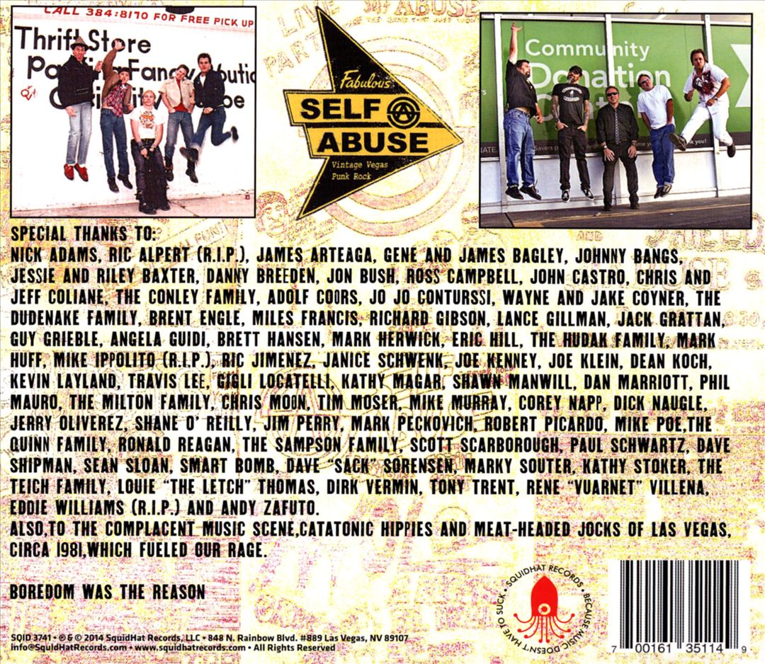 Punk Snot Ted: Las Vegas Punk Pioneers Compilation 1982-2009 cover art