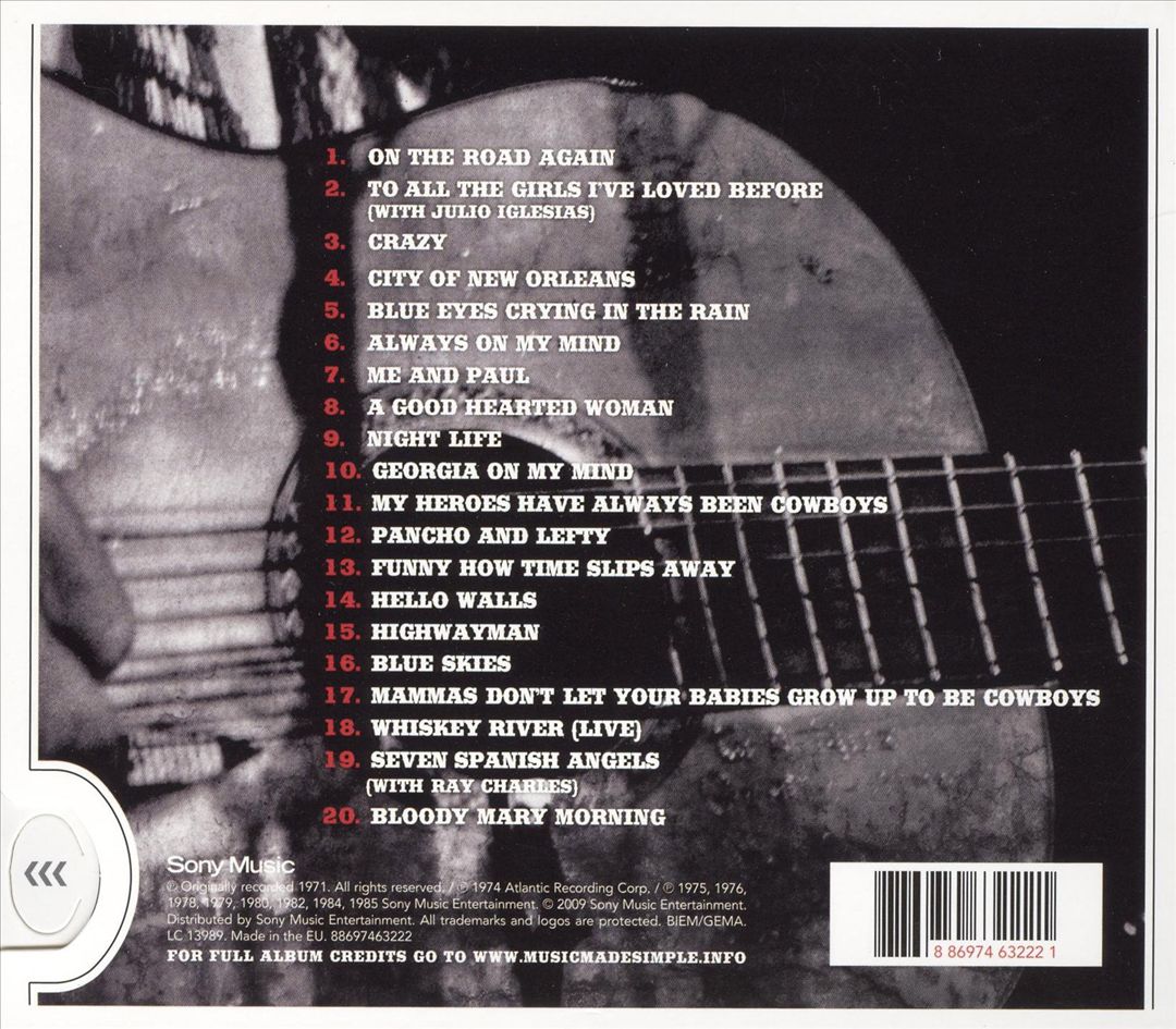 Legend: The Best of Willie Nelson cover art
