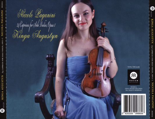 Niccolo Paganini: 24 Caprices for Solo Violin Opus. 1 cover art