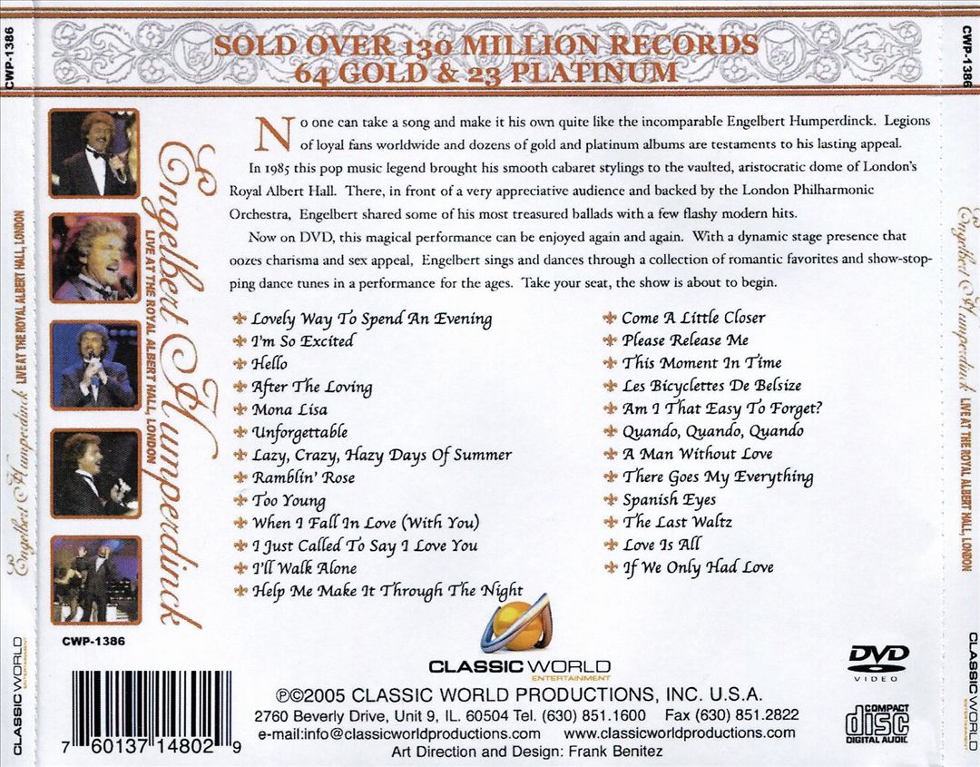 Live at the Royal Albert Hall cover art