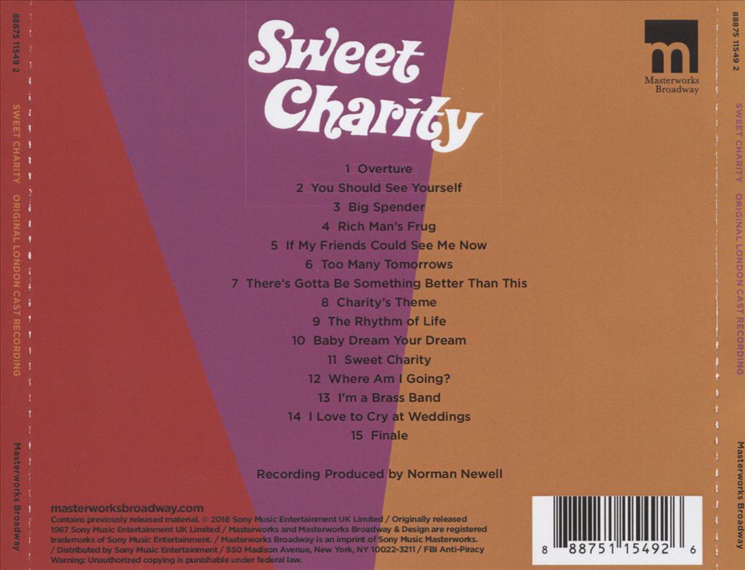Sweet Charity [Original London Cast Recording] cover art