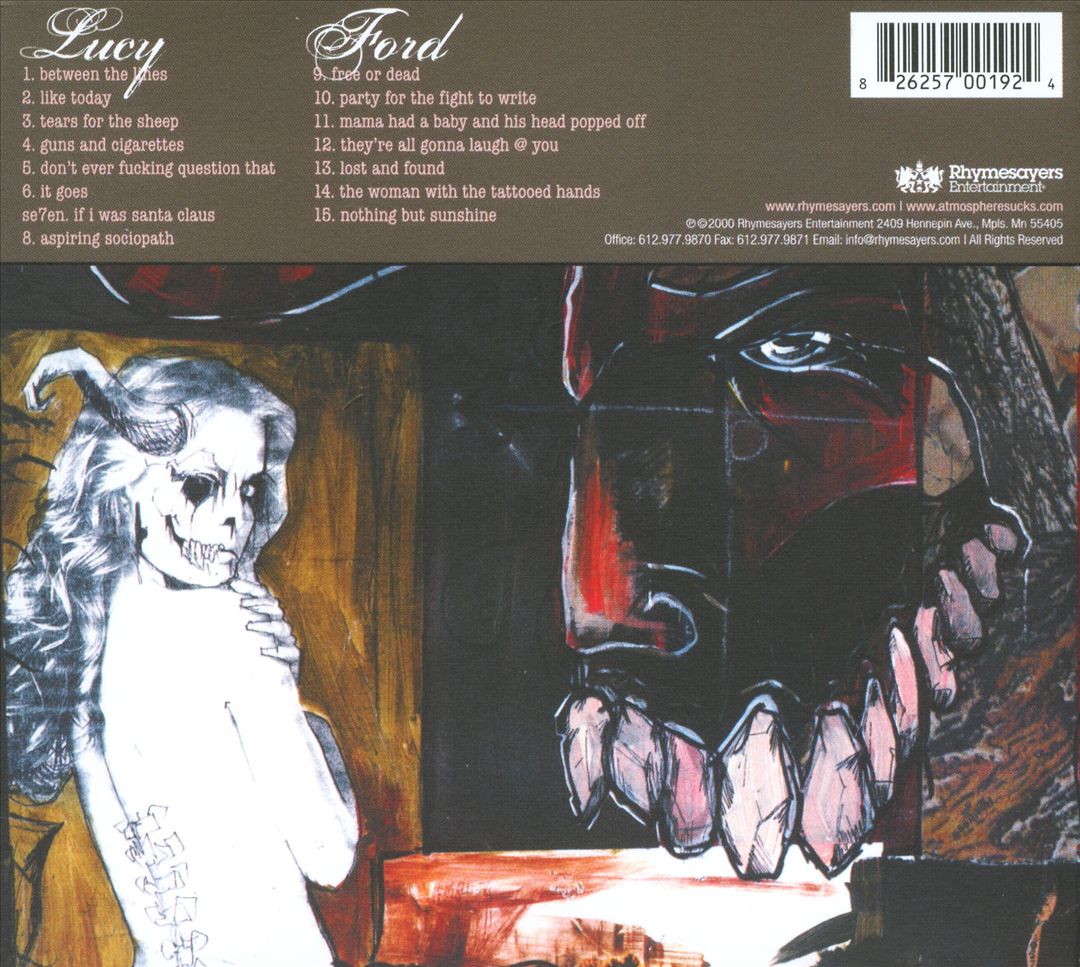Lucy Ford: The Atmosphere EPs cover art