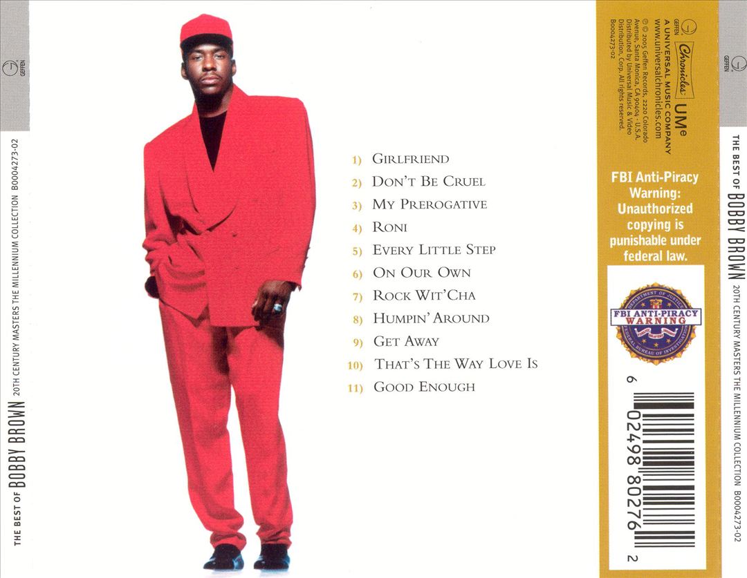 20th Century Masters: The Millennium Collection: The Best of Bobby Brown cover art