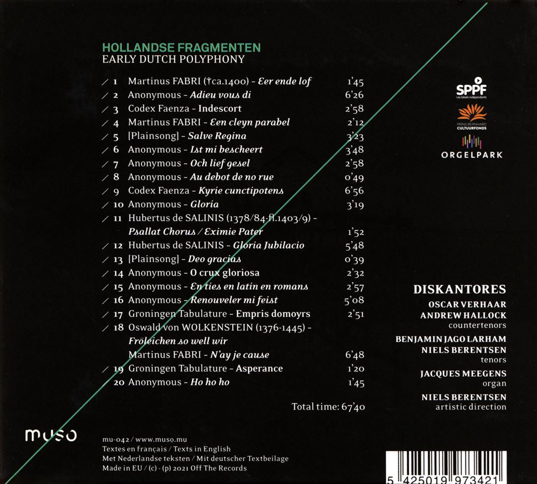 Hollandse Fragmenten: Early Dutch Polyphony cover art