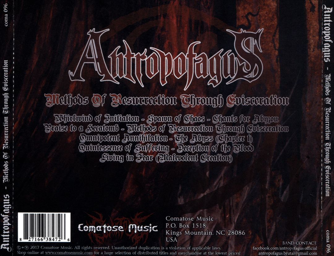 Methods of Resurrection Through Evisceration cover art