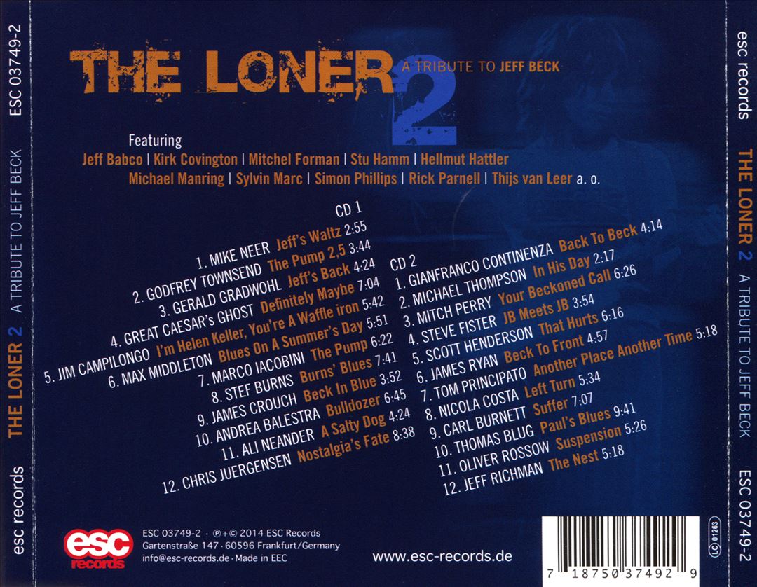 Loner 2: A Tribute to Jeff Beck cover art