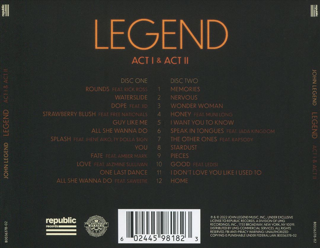 Legend cover art