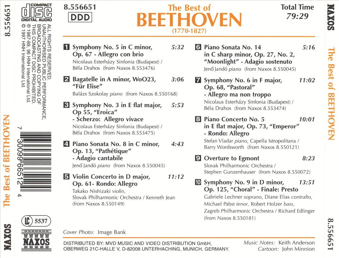 Best of Beethoven cover art