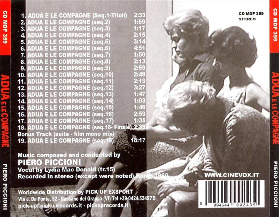 Adua e le Compagne [Original Motion Picture Soundtrack] cover art