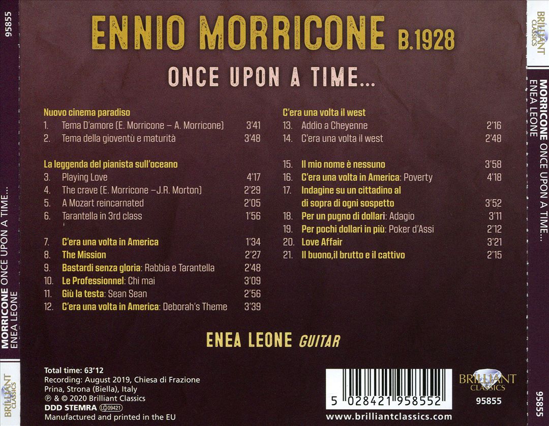 Morricone: Once Upon a Time …: Arrangements for Guitar cover art