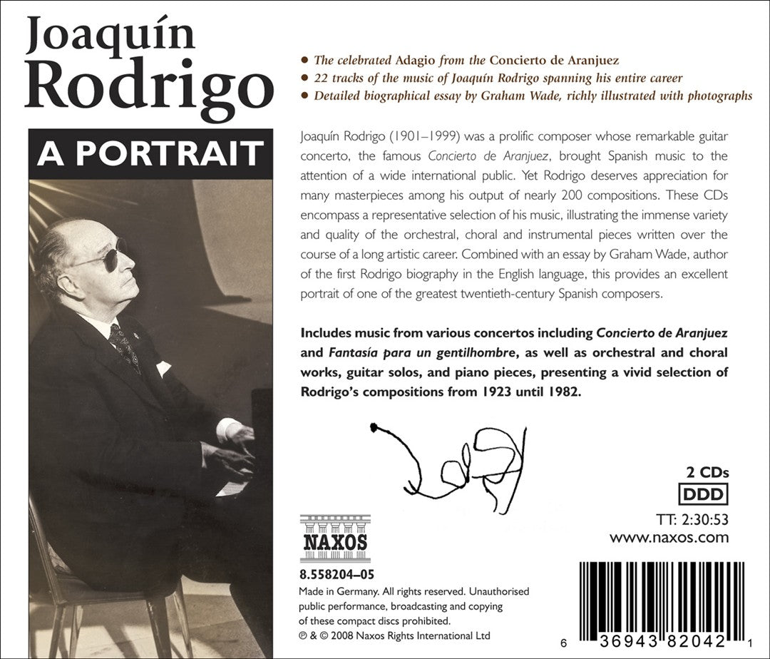 Portrait: Joaquin Rodrigo - His Works, His Life cover art