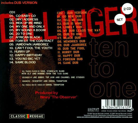 Ten to One cover art