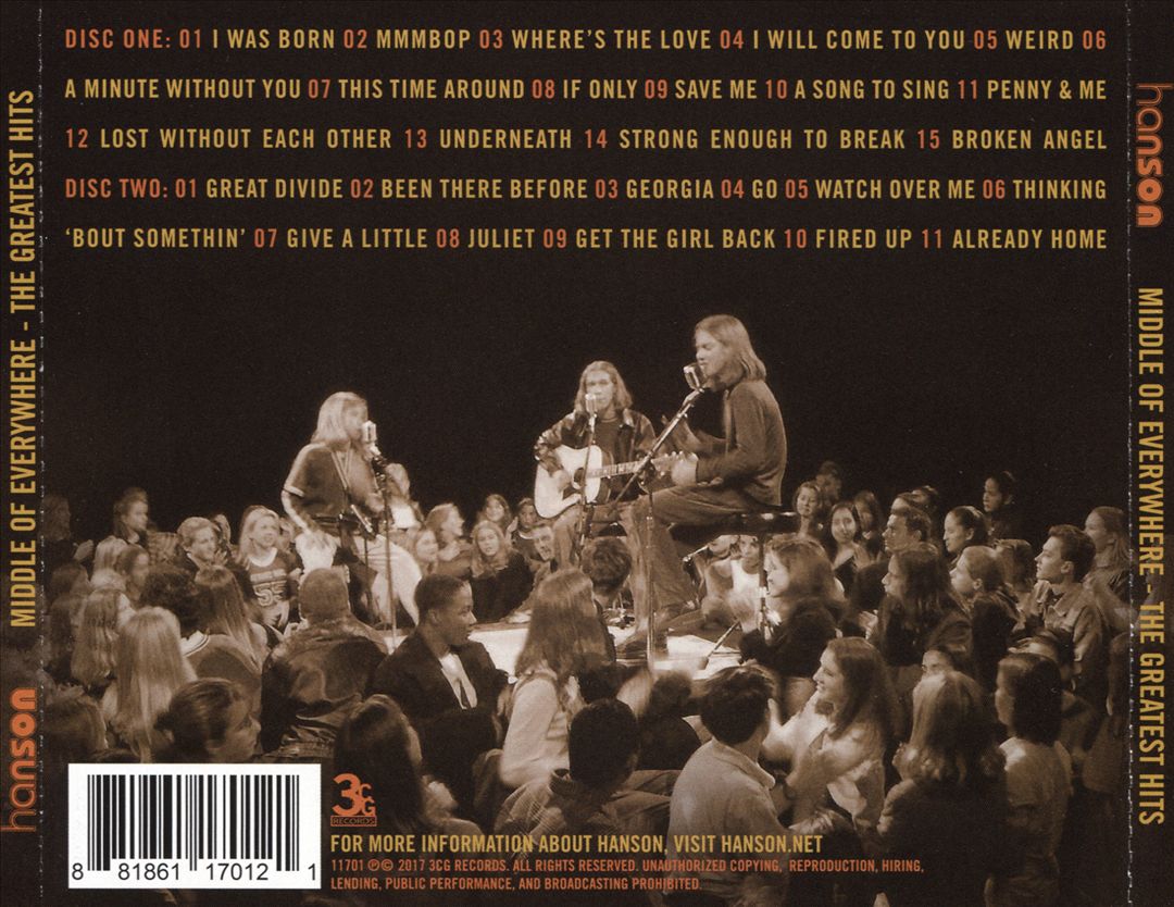 Middle of Everywhere: The Greatest Hits cover art