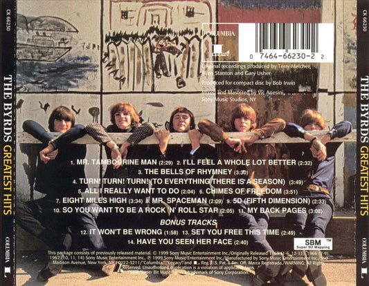 Byrds' Greatest Hits cover art