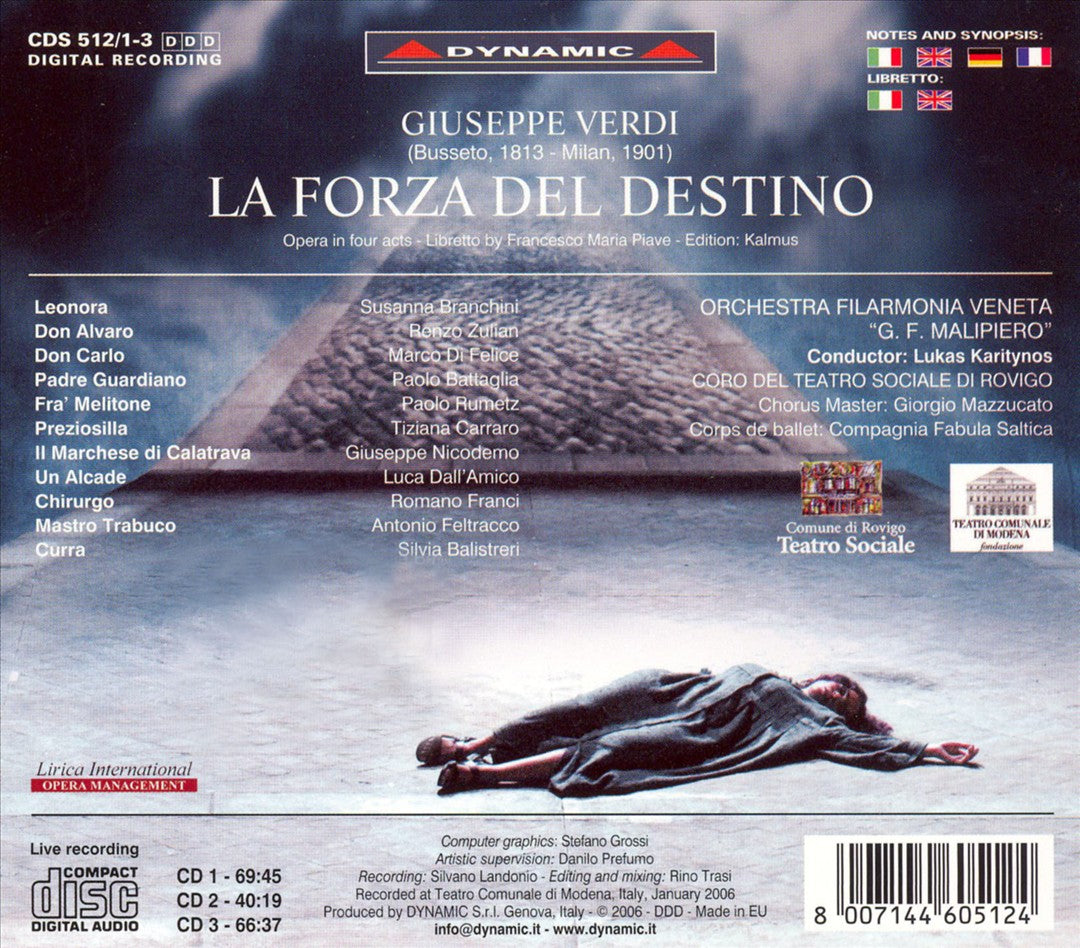 Verdi: La forza del destino cover art