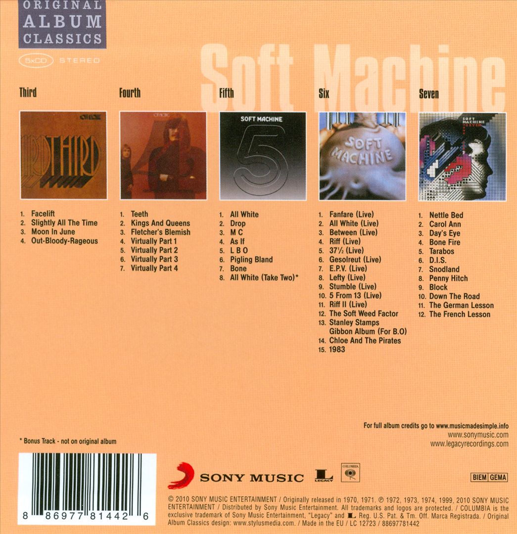Soft Machine cover art