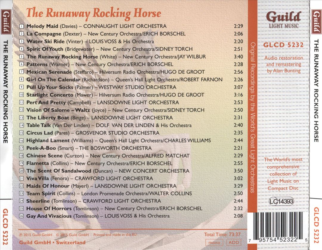 Golden Age of Light Music: The Runaway Rocking Horse & Other Library Lollipops cover art