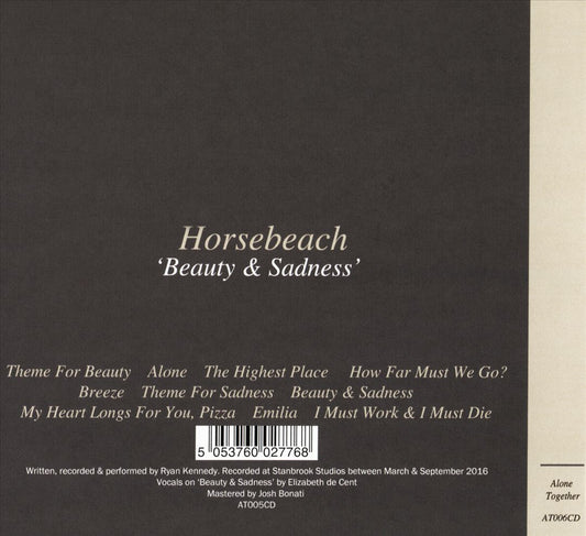 Beauty & Sadness cover art