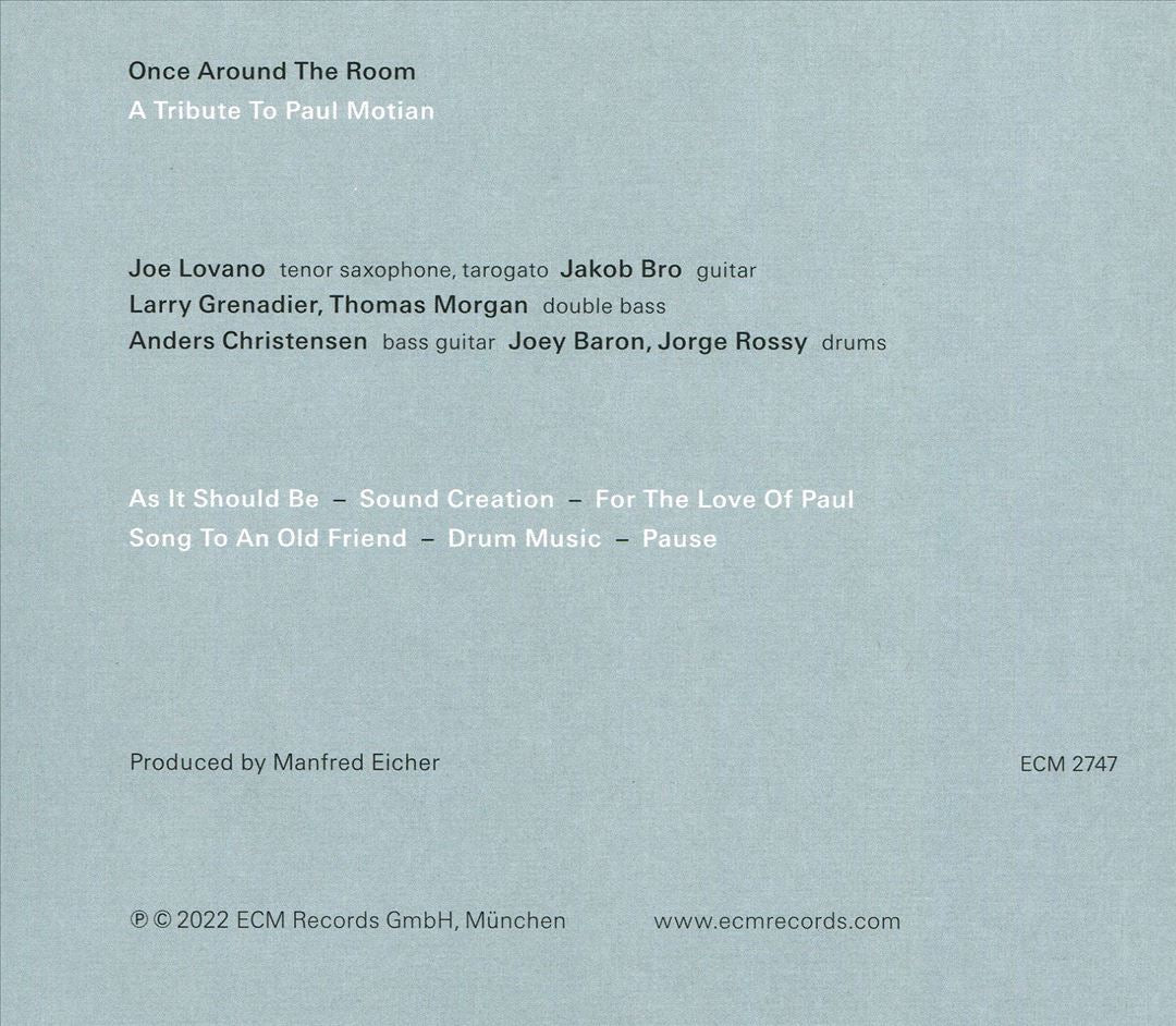Once Around the Room: A Tribute to Paul Motian cover art