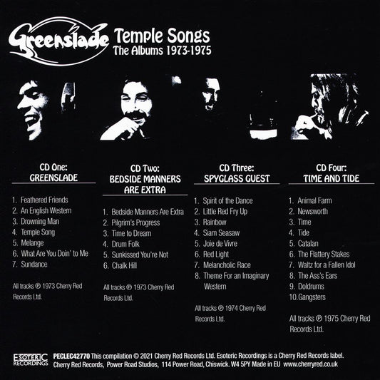 Temple Songs: The Albums 1973-1975 cover art