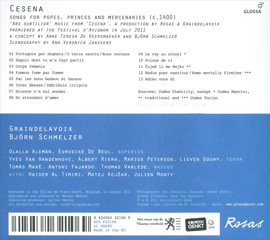Cesena: Songs for Popes, Princes & Mercenaries cover art