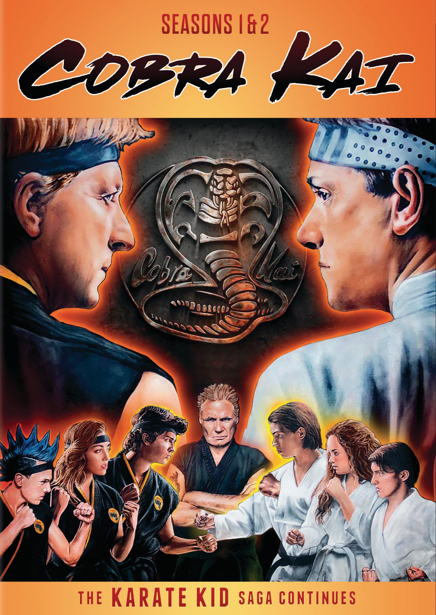 Cobra Kai: Season 1 and 2 cover art