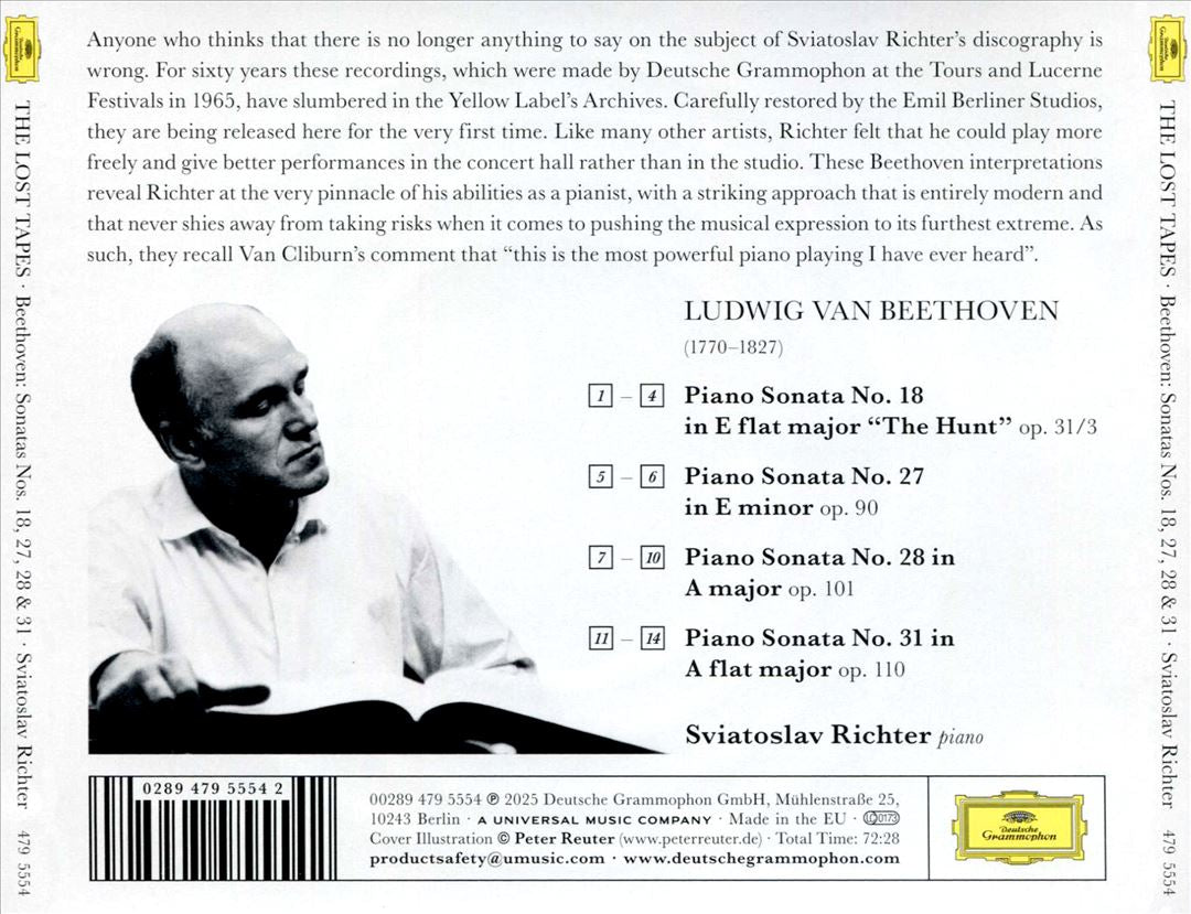 Lost Tapes: Beethoven - Sonatas Nos. 18, 27, 28 & 31 cover art