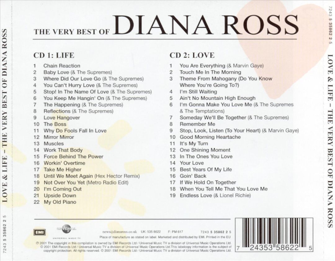 Love & Life: The Very Best of Diana Ross cover art
