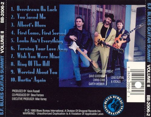S.F. Blues Guitar Summit, Vol. 2 cover art