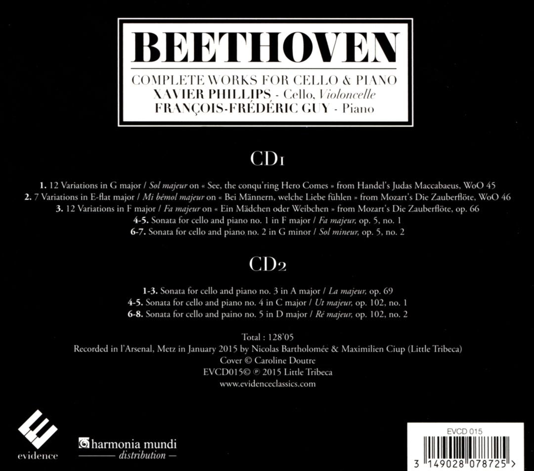 Beethoven: Complete Works for Cello & Piano cover art