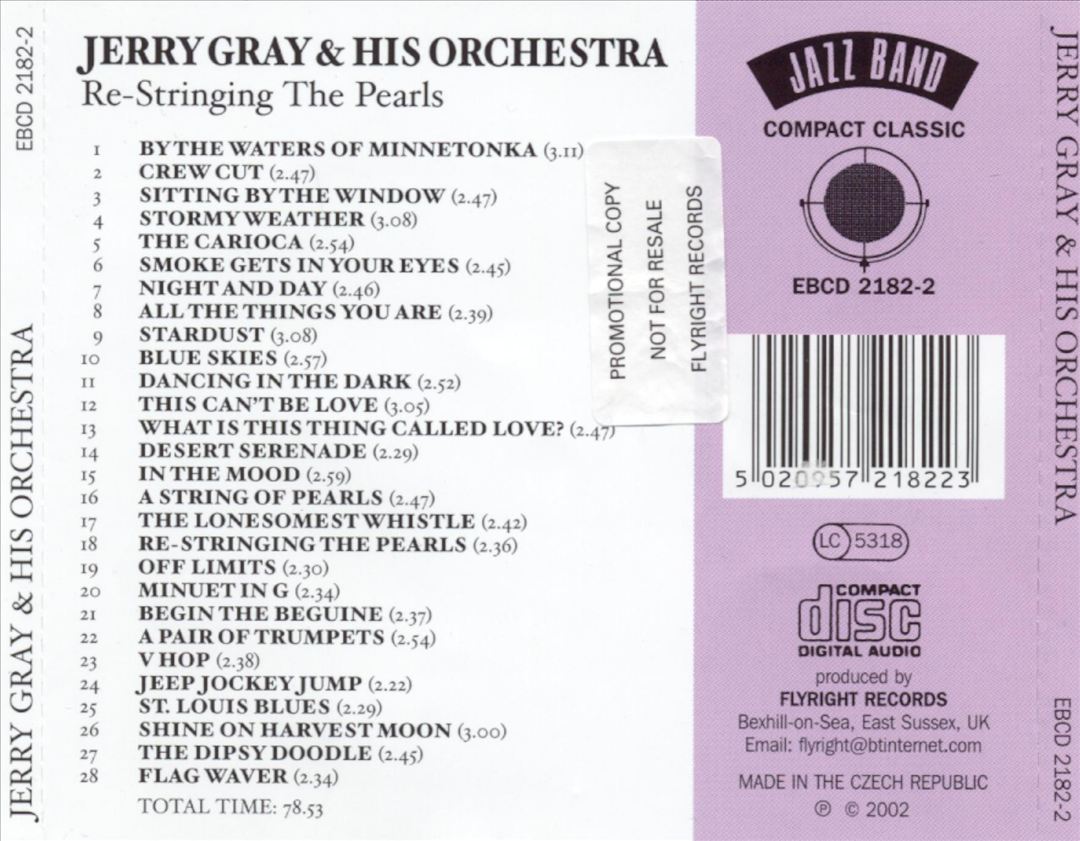 Re-Stringing the Pearls: 1949-1951 Recordings cover art