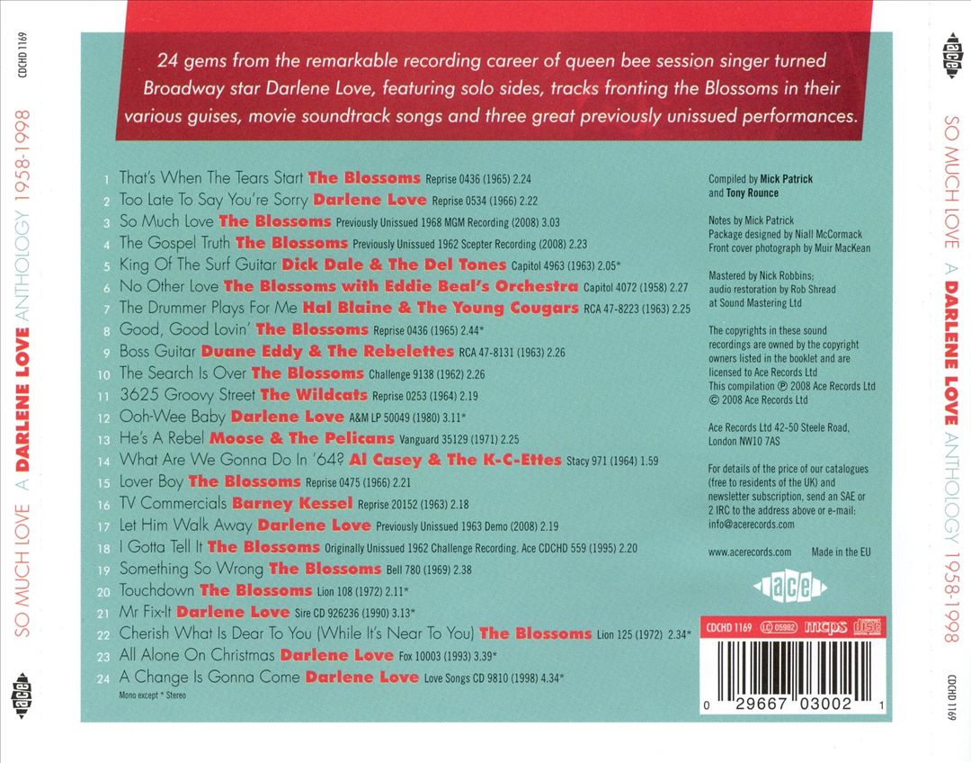 So Much Love: A Darlene Love Anthology 1958-1998 cover art